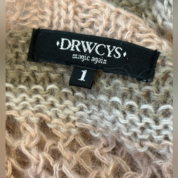 EUC DRWCYS Open Knit Striped Sweater - Picture 3 of 5
